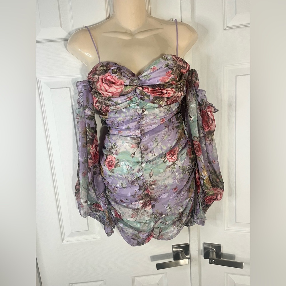 Floral Off-Shoulder Dress
